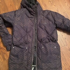 Stylish Patterned Puffer Jacket